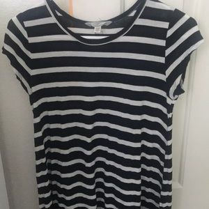 Billabong Black & White Striped Dress